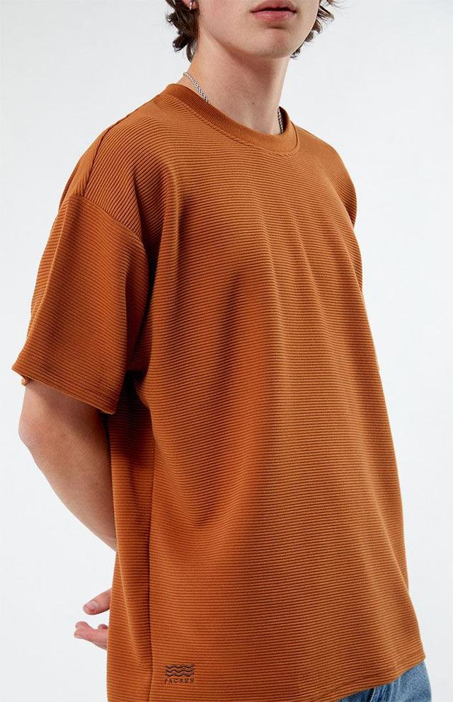 Men's Ribbed Oversized T-Shirt - Product Image