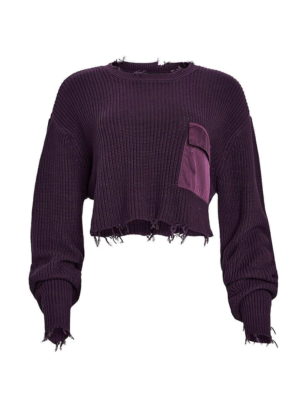 Womens Mid Cropped Devin Sweater Product Image