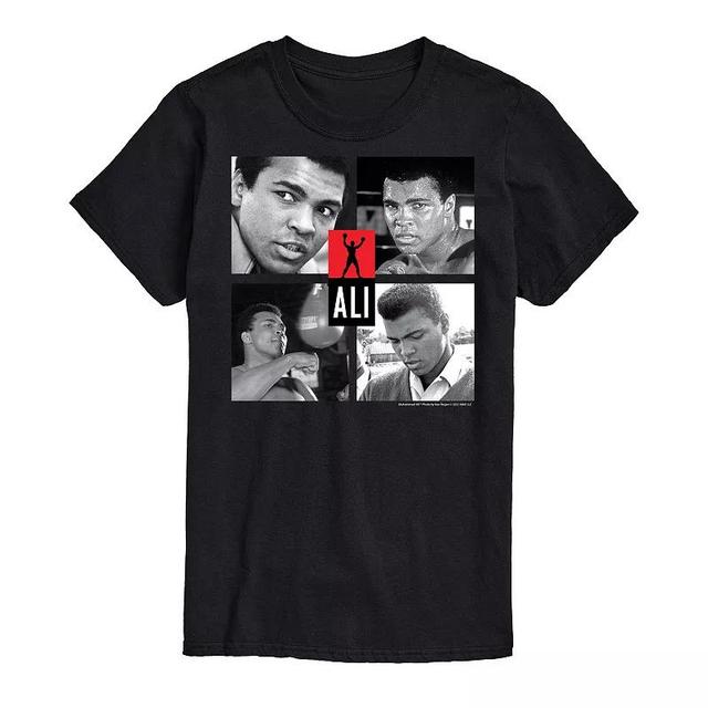 Big & Tall Muhammad Ali Image Gride Tee Tee, Mens Product Image