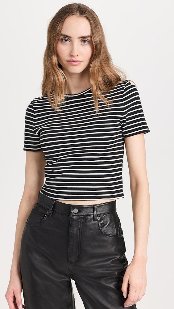 alice + olivia Cindy Boxy Classic Tee | Shopbop Product Image