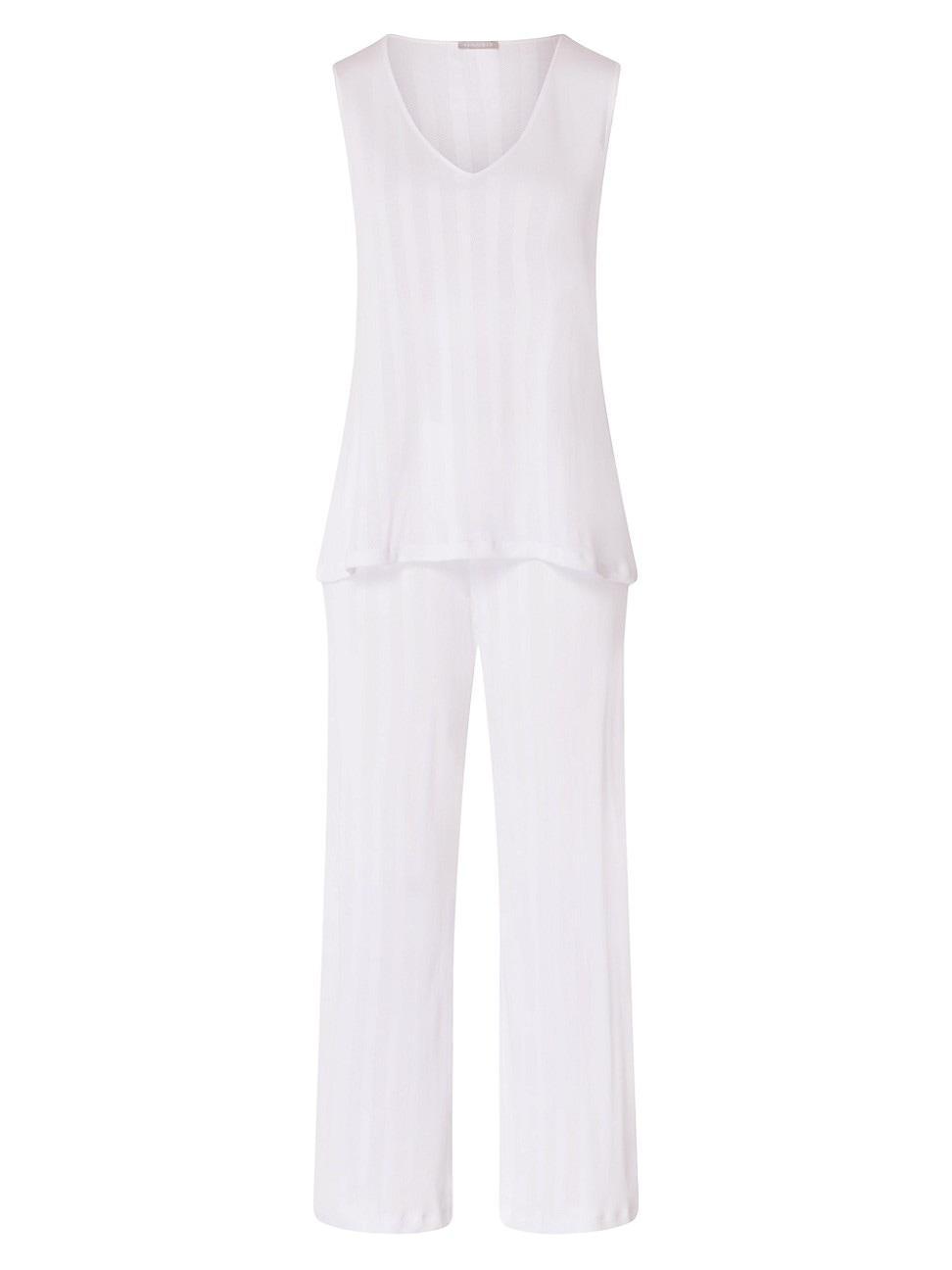 Womens Simone Cropped Pajama Set Product Image