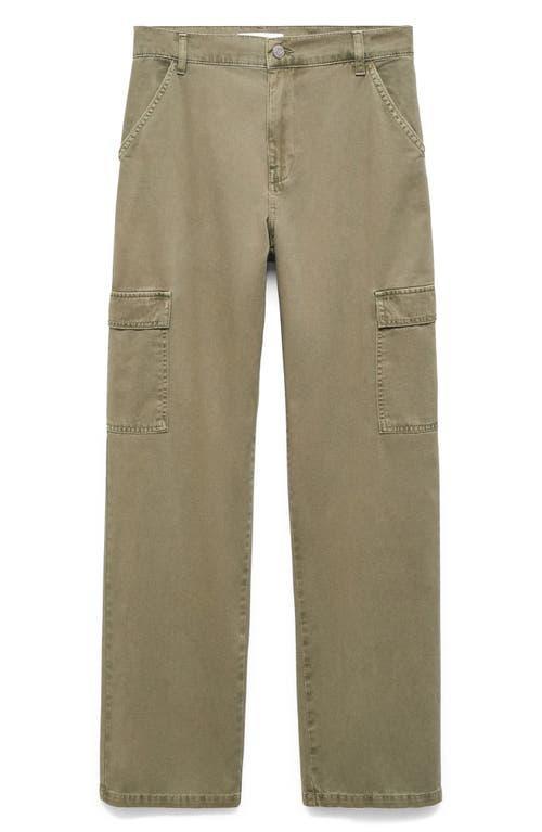 MANGO Cargo Straight Leg Jeans Product Image