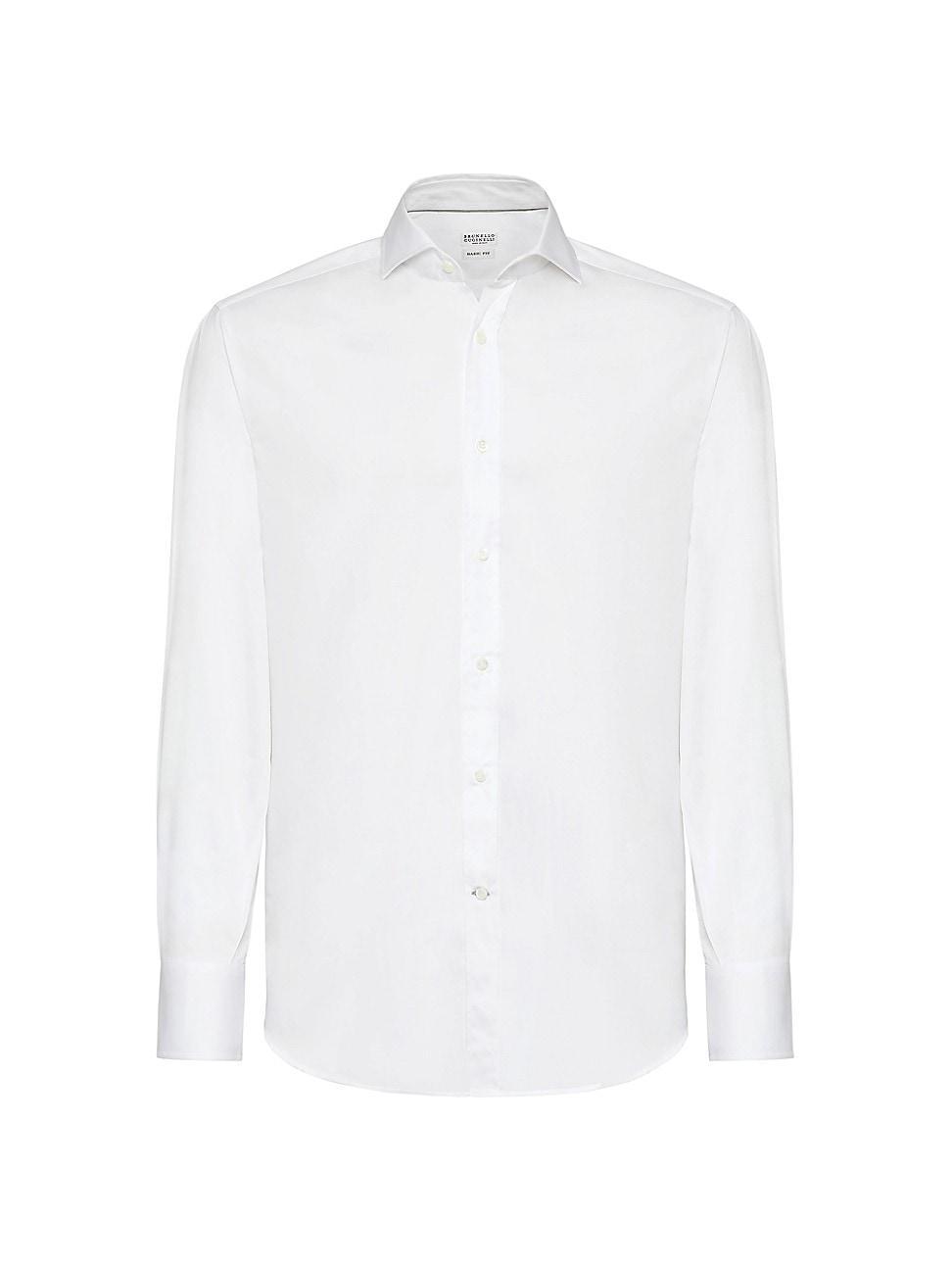 Mens Twill Basic Fit Shirt Product Image