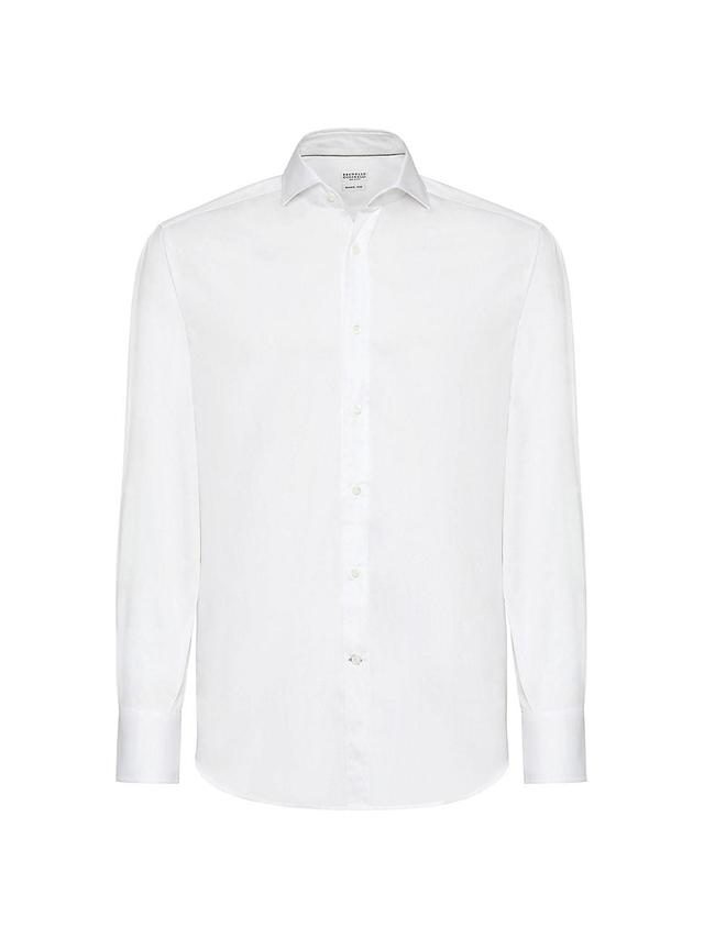 Mens Twill Basic Fit Shirt Product Image