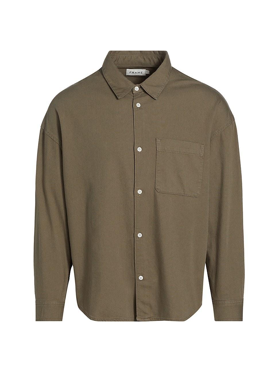 Mens Relaxed Denim Shirt Product Image