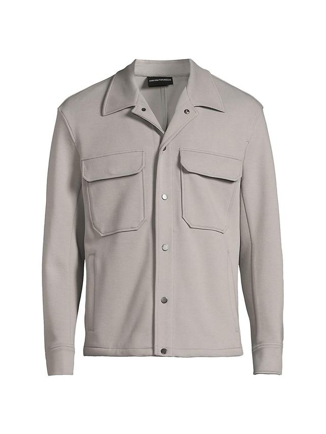 Mens Utility Snap-Front Shacket Product Image