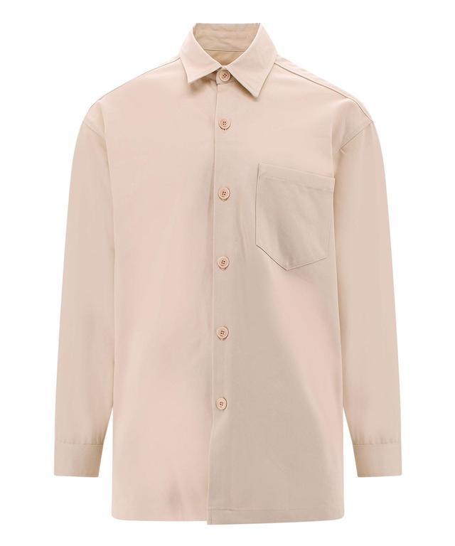 AMI ALEXANDRE MATTIUSSI Shirt In Cream Product Image