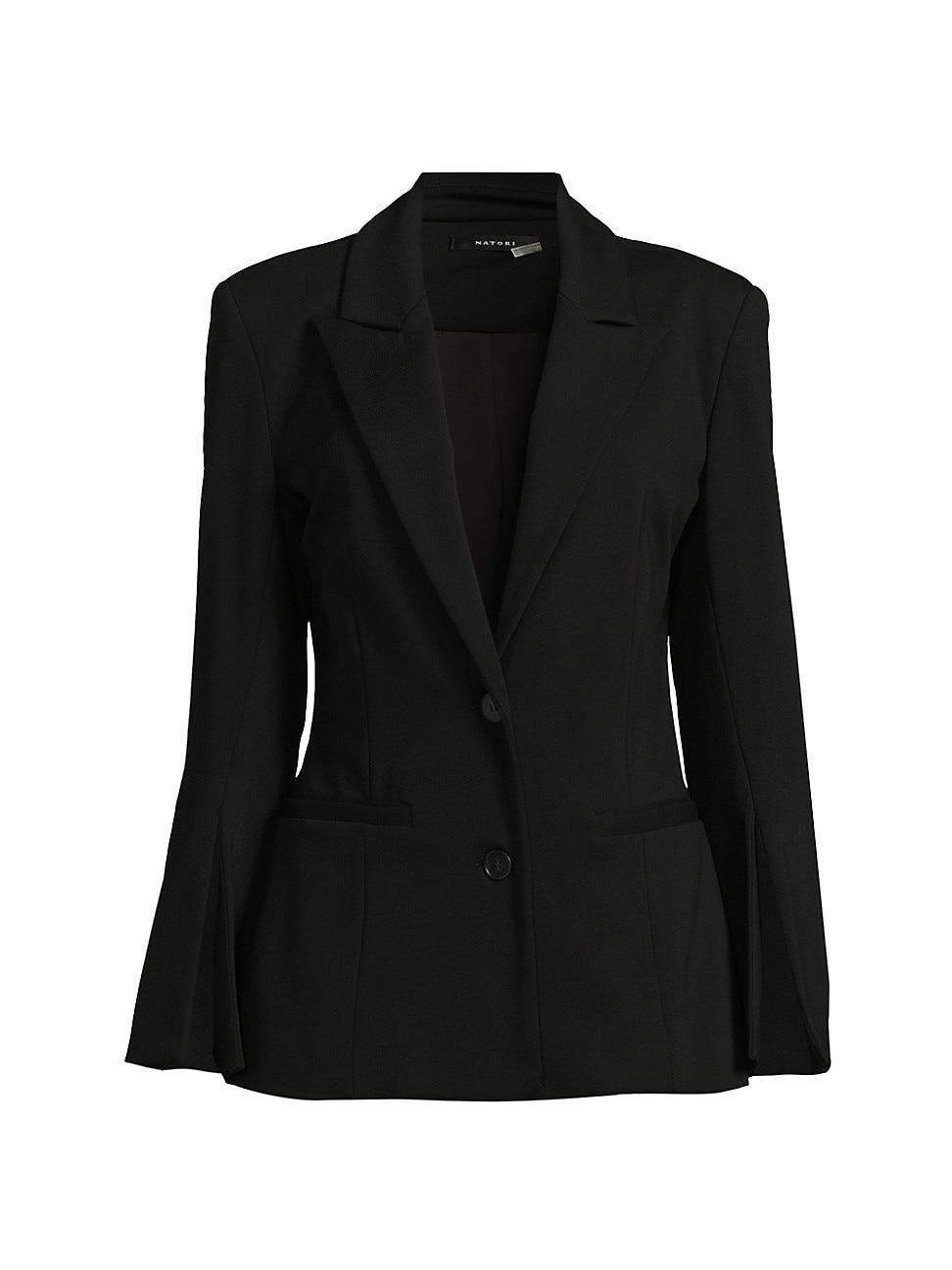 Womens Single-Breasted Blazer Product Image