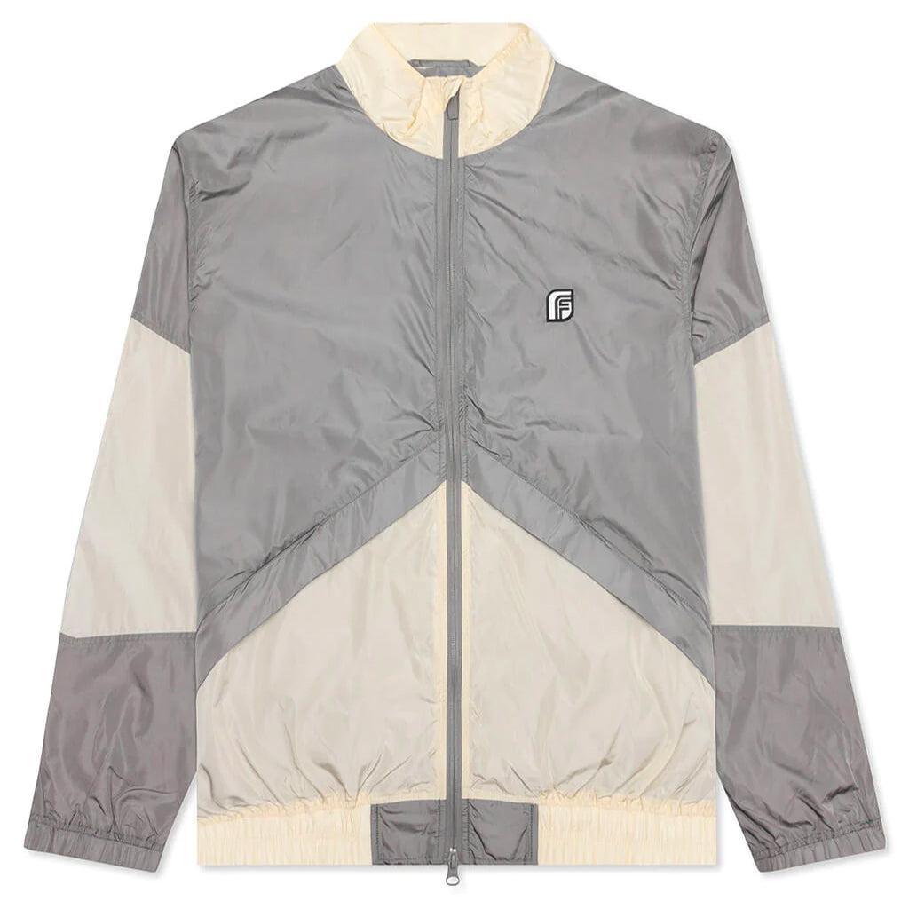 Track Jacket - Neutral Grey/Ivory Male Product Image