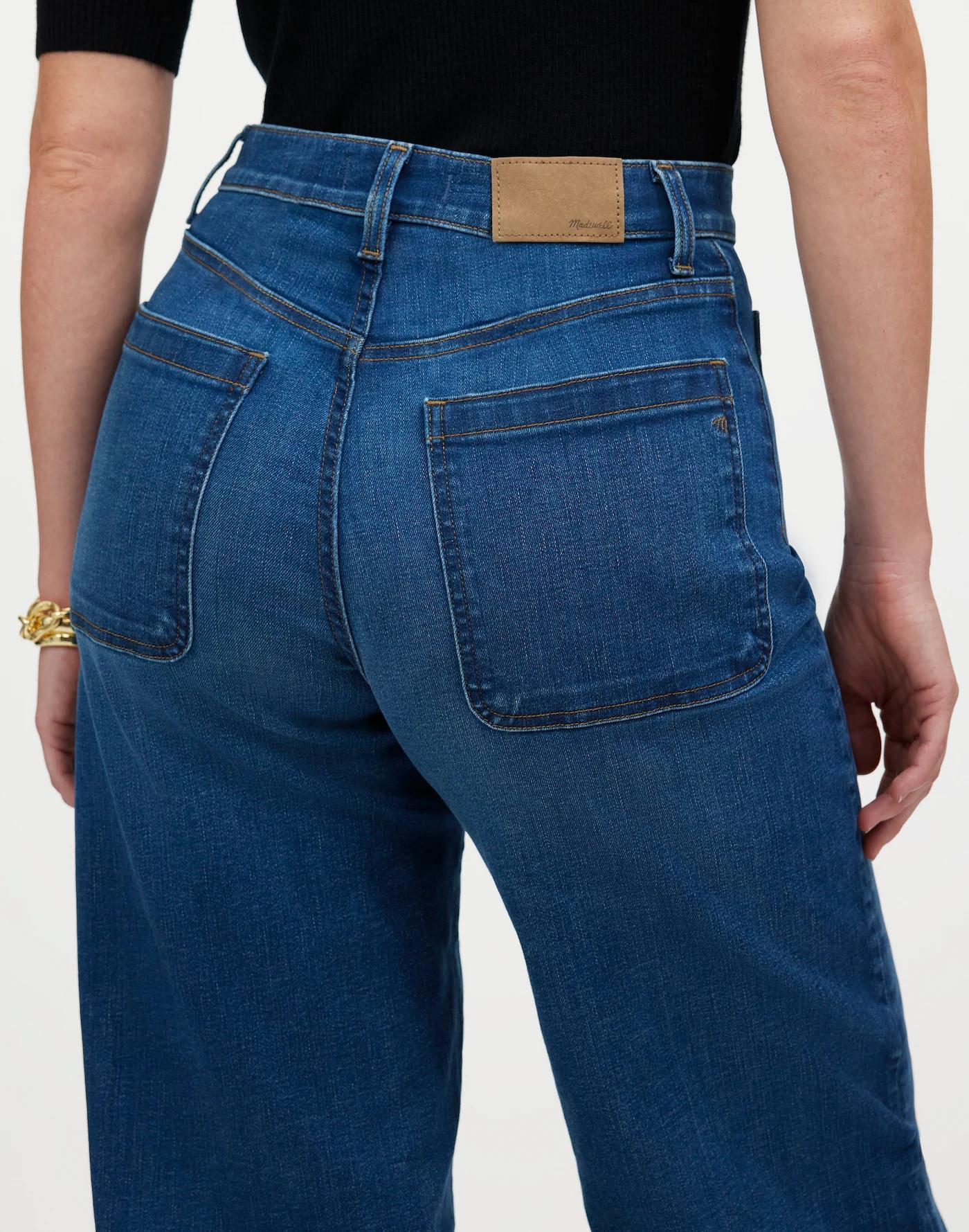 The Tall Curvy Emmett Wide-Leg Jean: Patch Pocket Edition Product Image