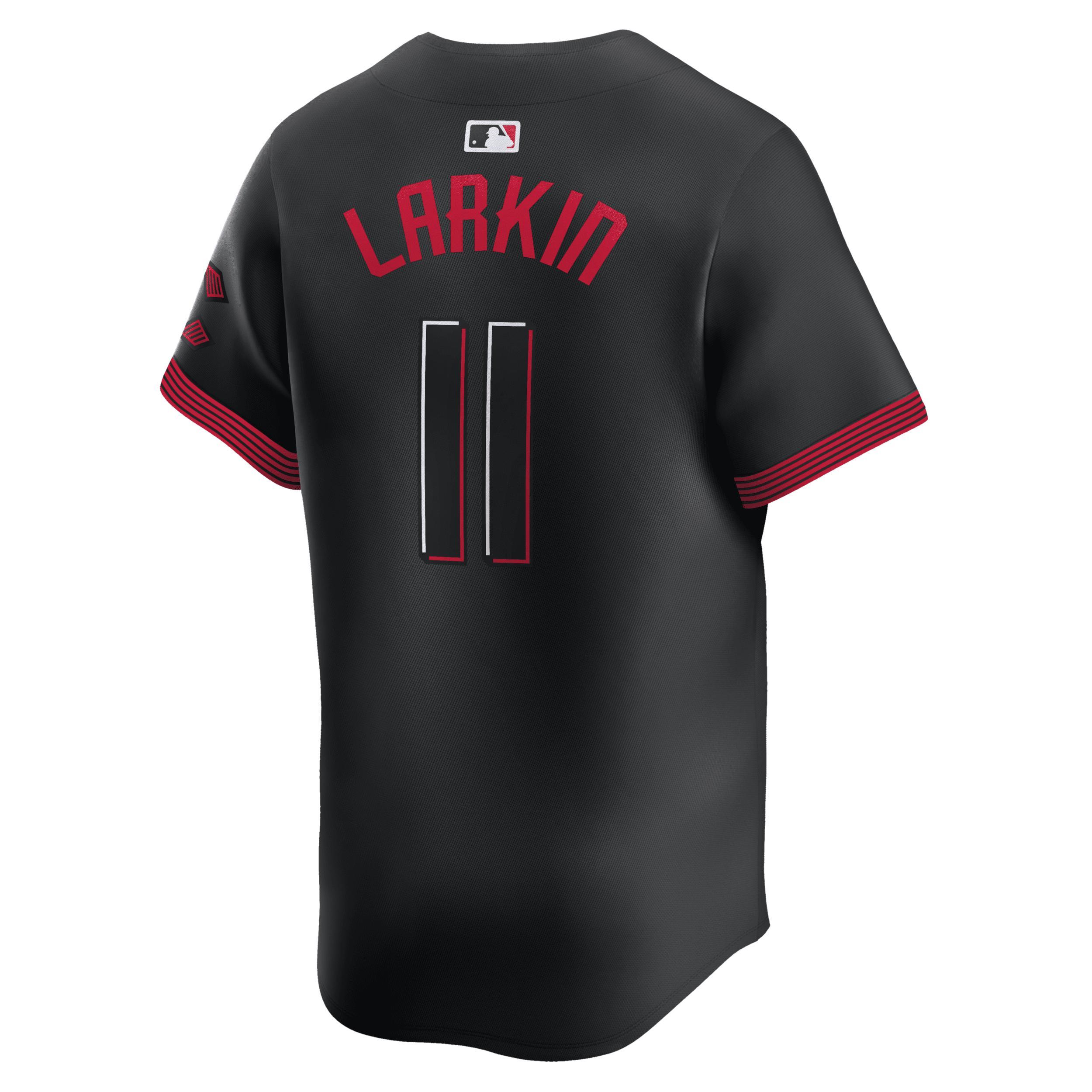 Barry Larkin Cincinnati Reds City Connect Nike Men's Dri-FIT ADV MLB Limited Jersey Product Image