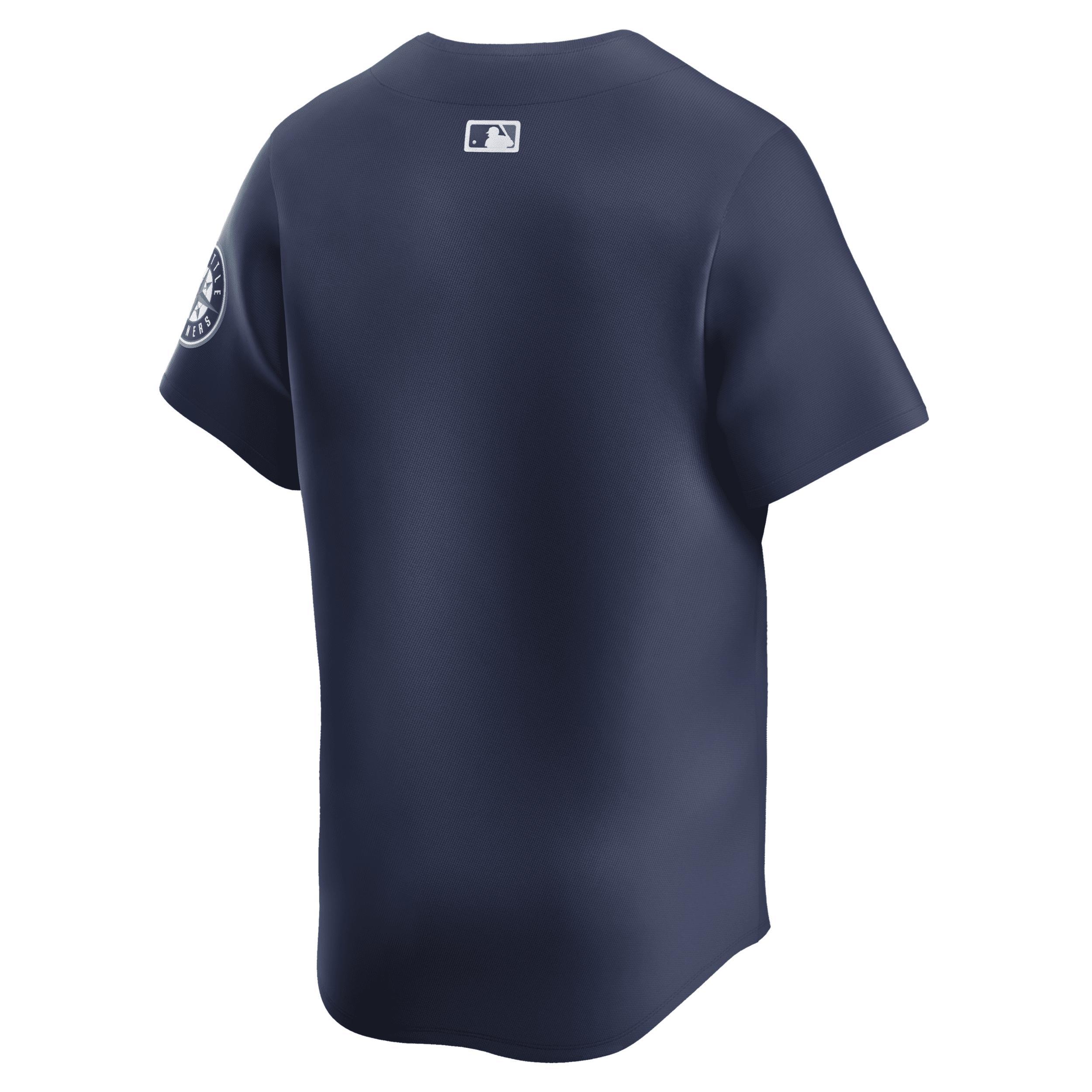 Mens Nike Seattle Mariners Road Limited Jersey Blue Product Image