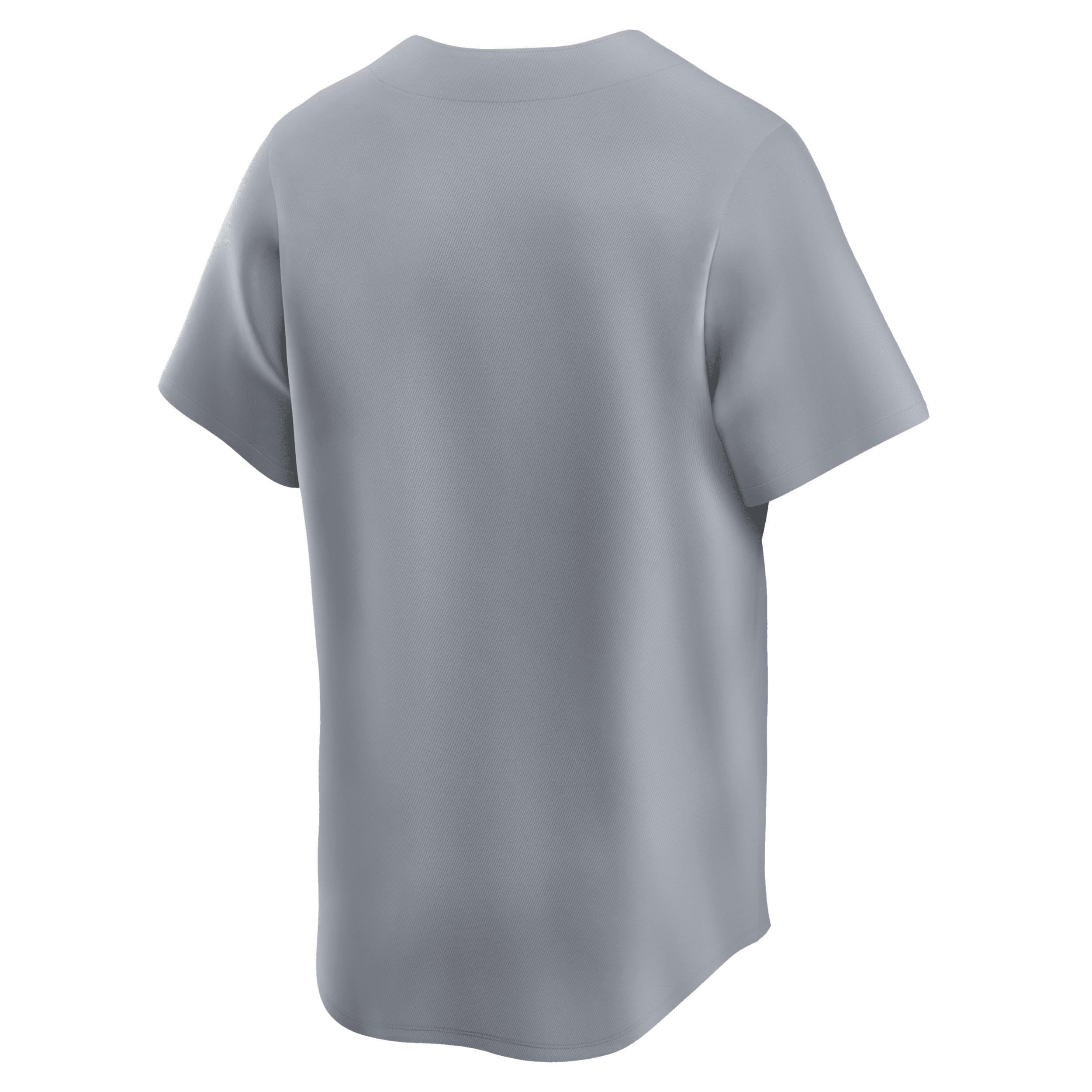 Nike Mens Gray Brooklyn Dodgers Cooperstown Collection Limited Jersey - Gray Product Image