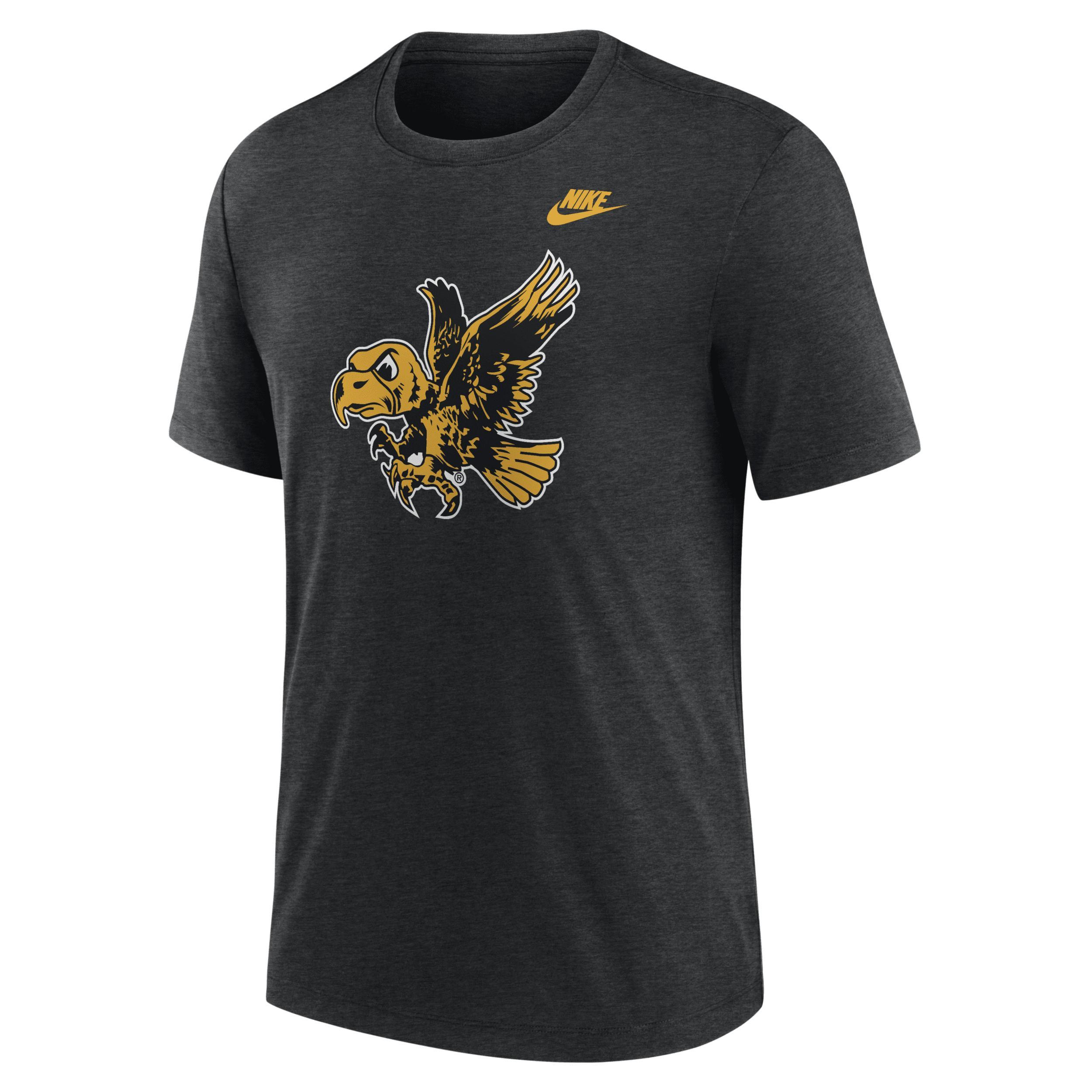 Iowa Hawkeyes Blitz Evergreen Legacy Primary Men's Nike College T-Shirt Product Image