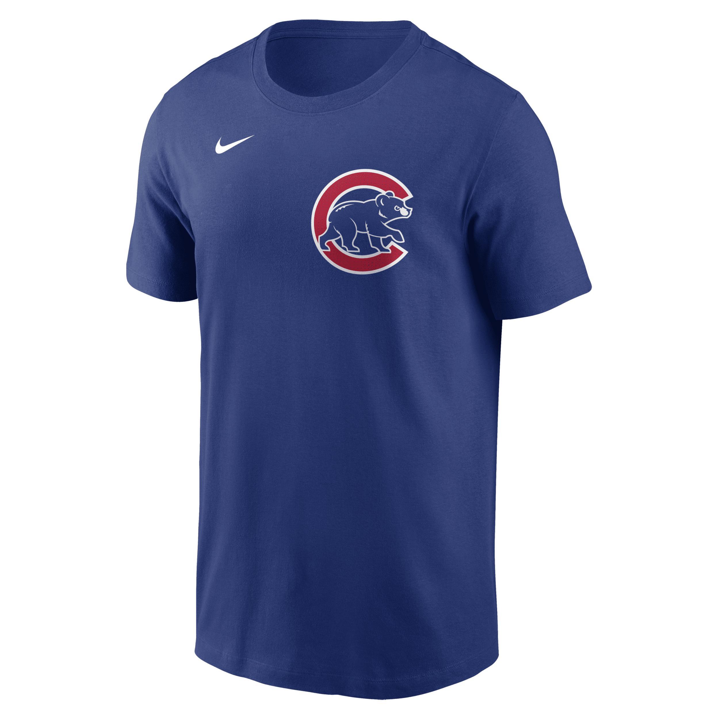 Dansby Swanson Chicago Cubs Fuse Nike Men's MLB T-Shirt Product Image