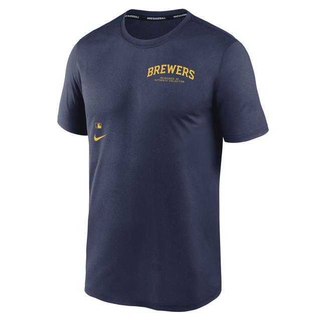 Milwaukee Brewers Authentic Collection Early Work Menâs Nike Men's Dri-FIT MLB T-Shirt Product Image