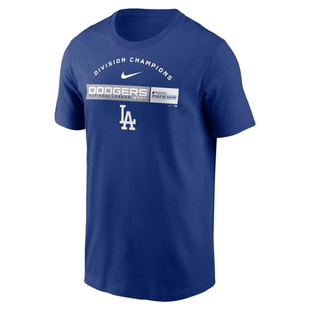 NIKE Los Angeles Dodgers 2023 National League West Champions  Men's Mlb T-shirt In Blue Product Image