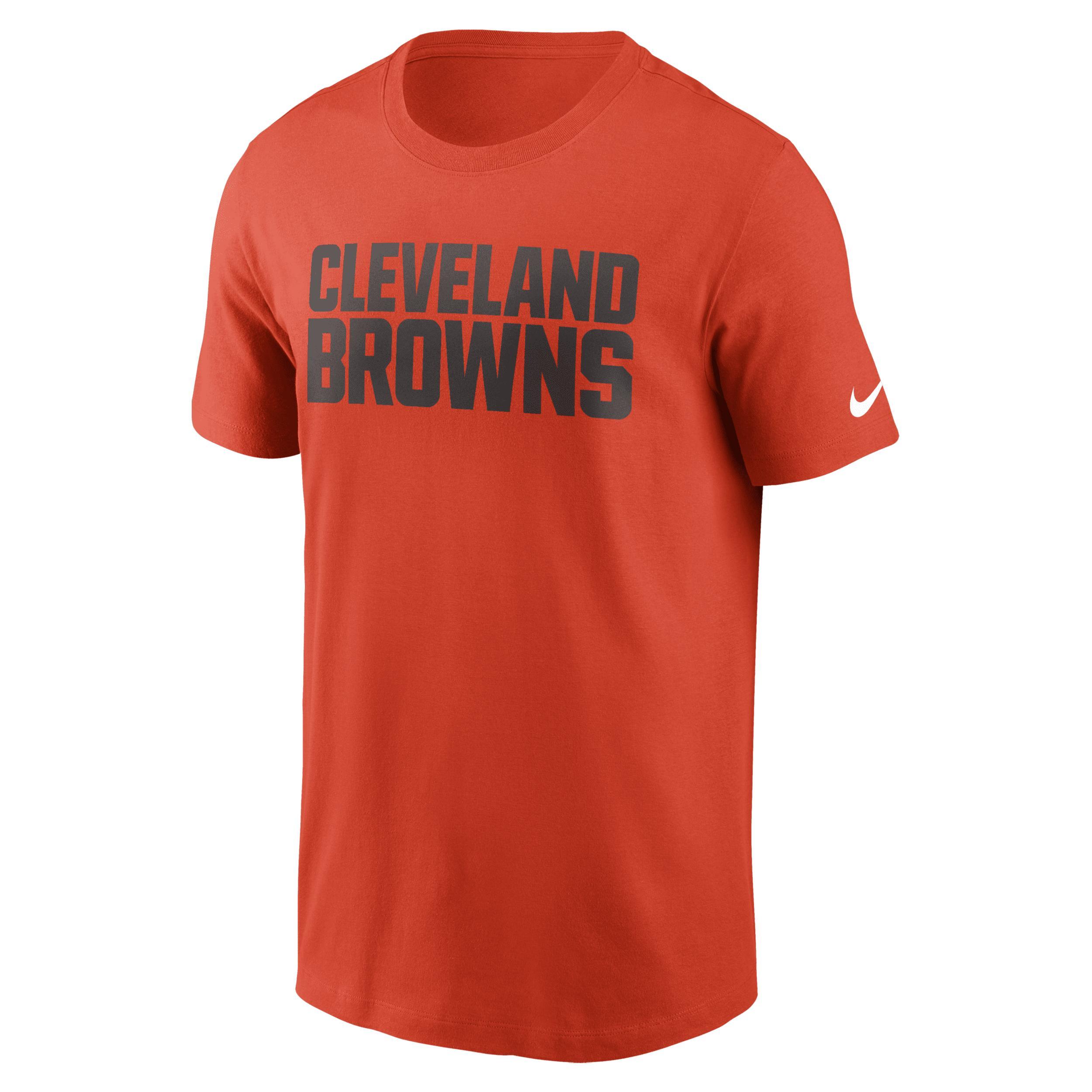 Mens Nike Cleveland Browns Primetime Wordmark Essential T-Shirt Product Image