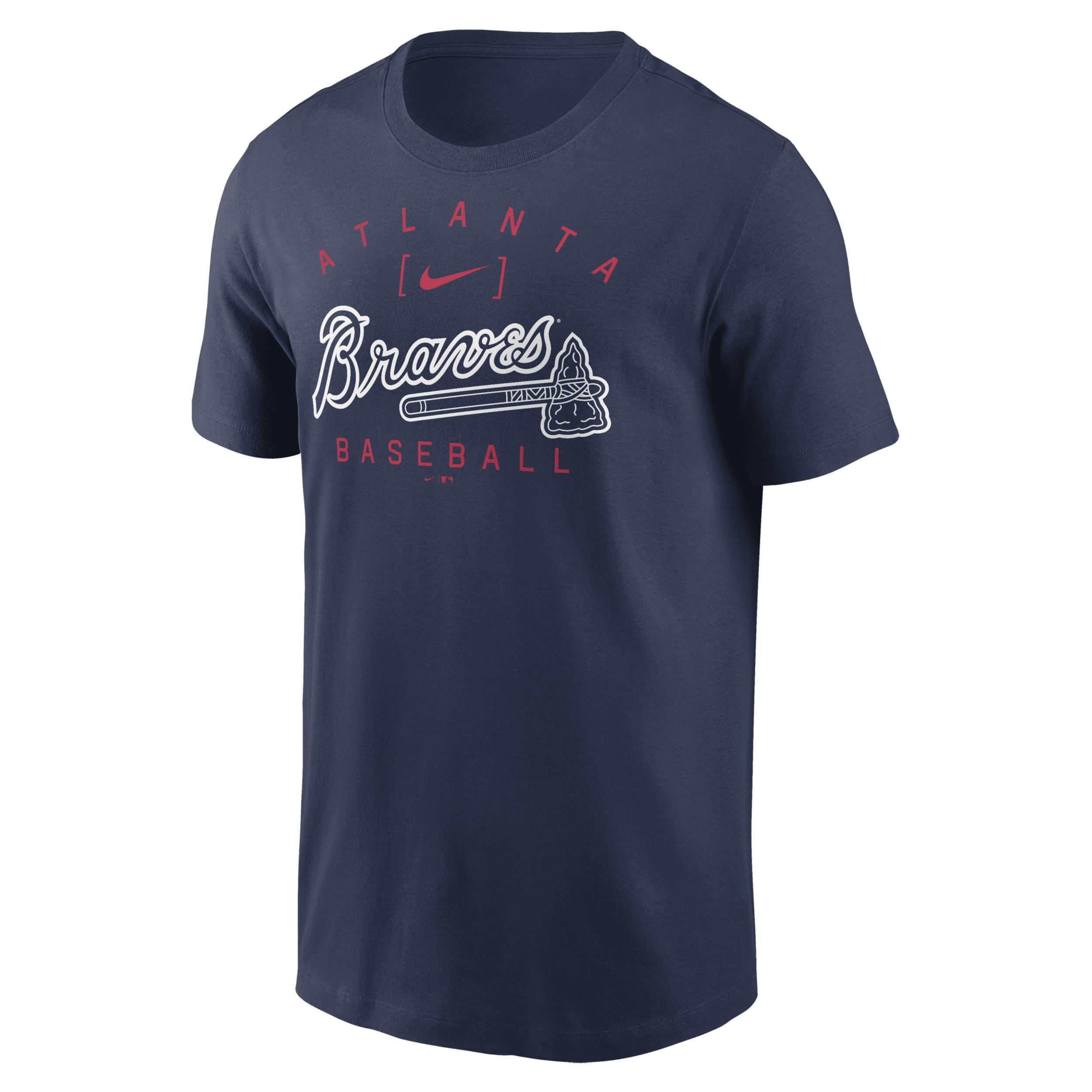 Atlanta Braves Home Team Athletic Arch Nike Mens MLB T-Shirt Product Image