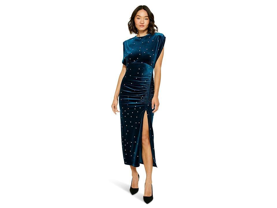 line and dot Juniper Dress (Ink ) Women's Dress Product Image