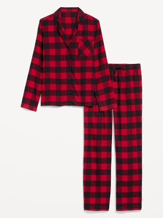 Flannel Pajama Set for Women Product Image