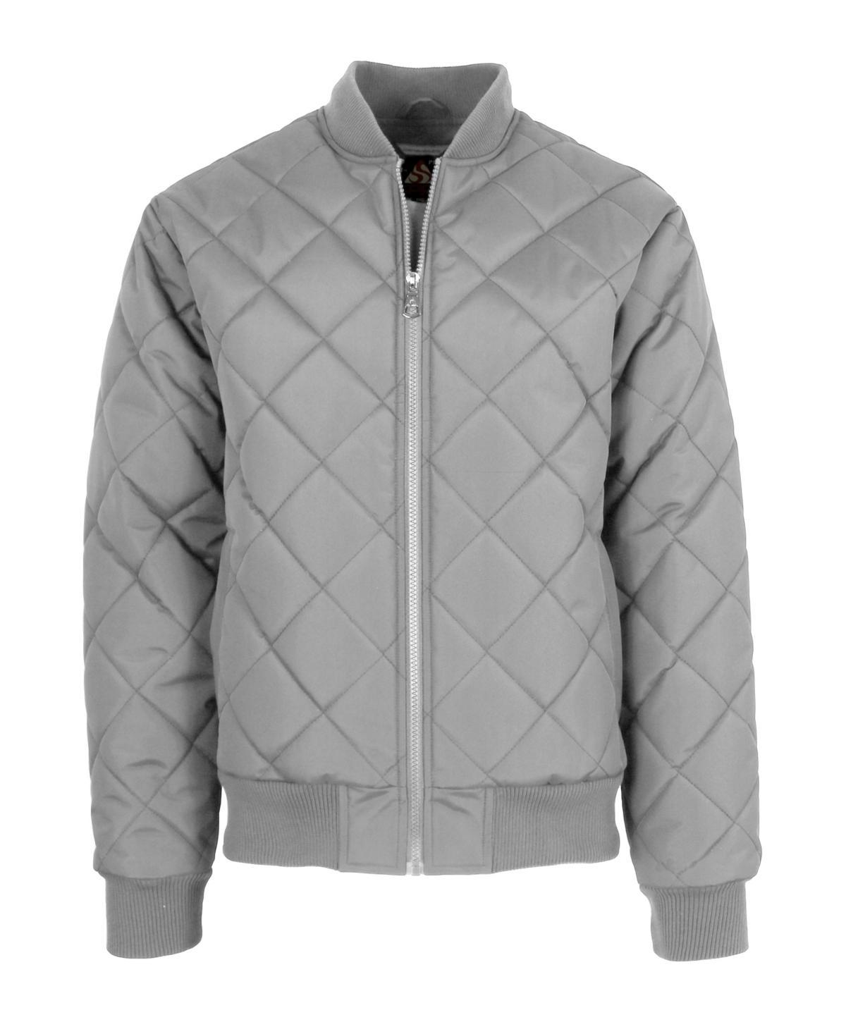 Spire By Galaxy Mens Quilted Bomber Jacket Product Image