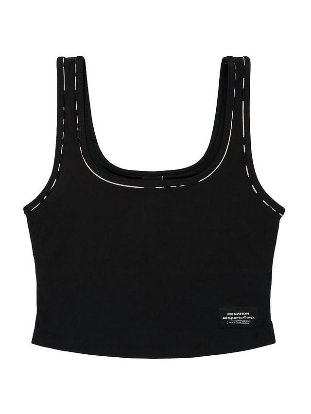 Womens Pursuit Square-Neck Active Tank Product Image