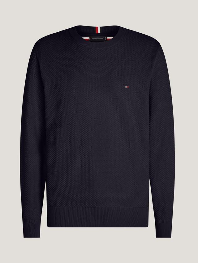 Tommy Hilfiger Men's Textured Knit Crewneck Sweater Product Image