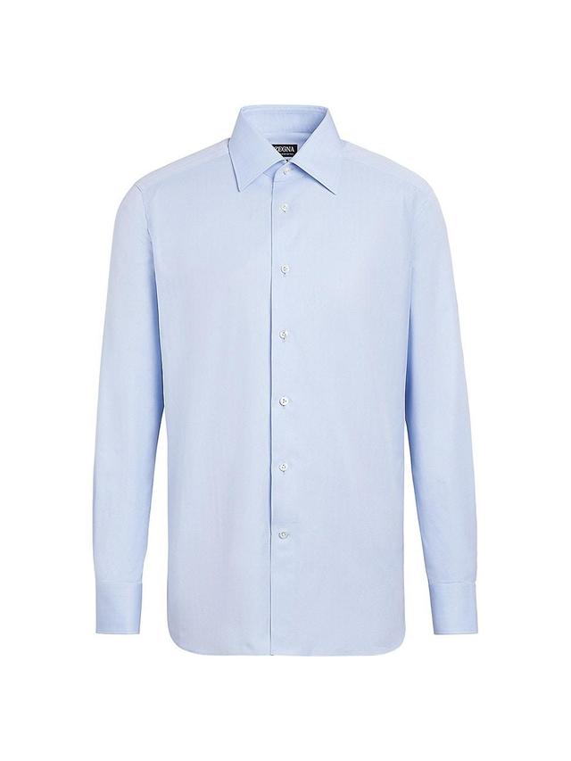 Mens Sea Island Cotton Long-Sleeve Tailoring Shirt Product Image