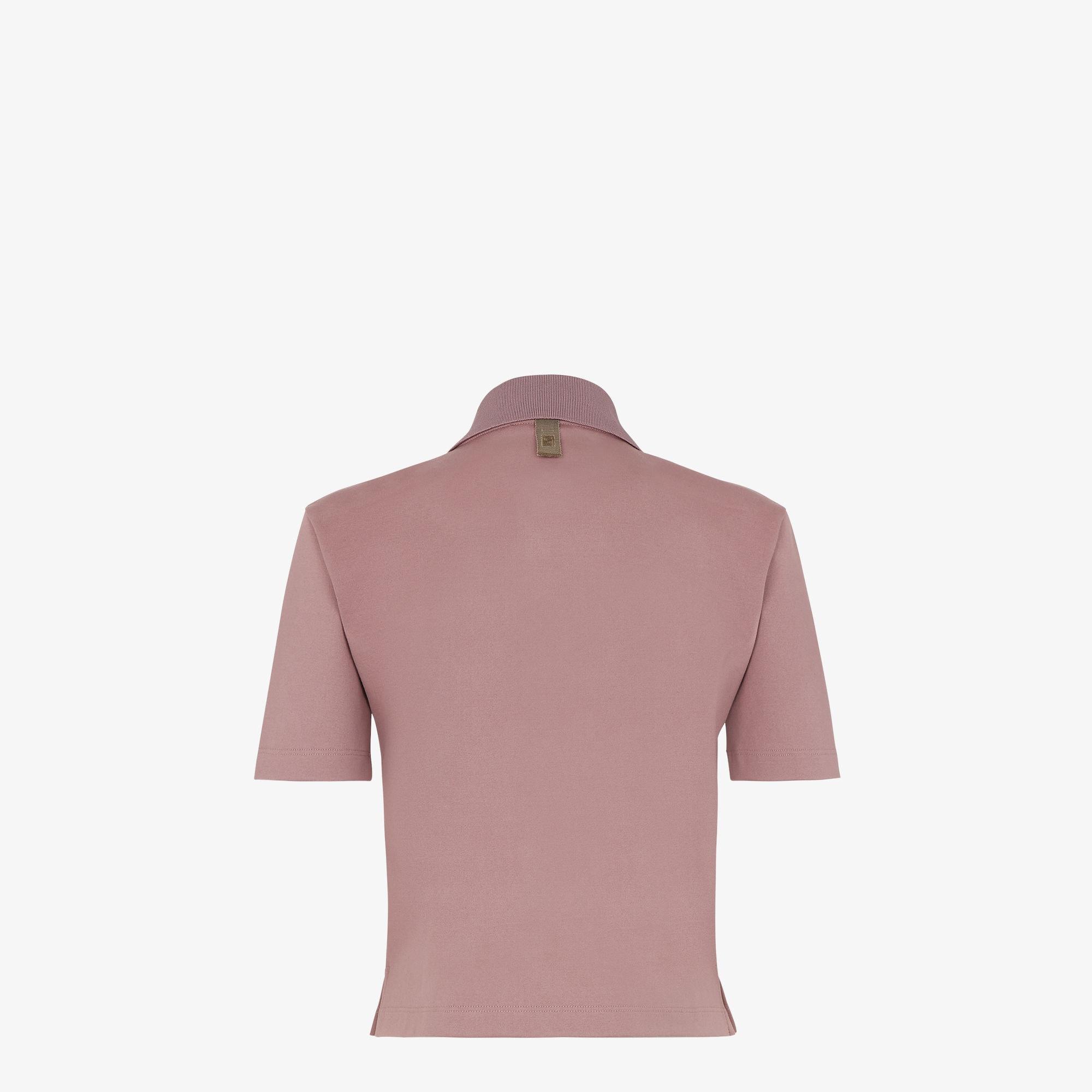 Polo shirtMauve pink jersey jumper Product Image