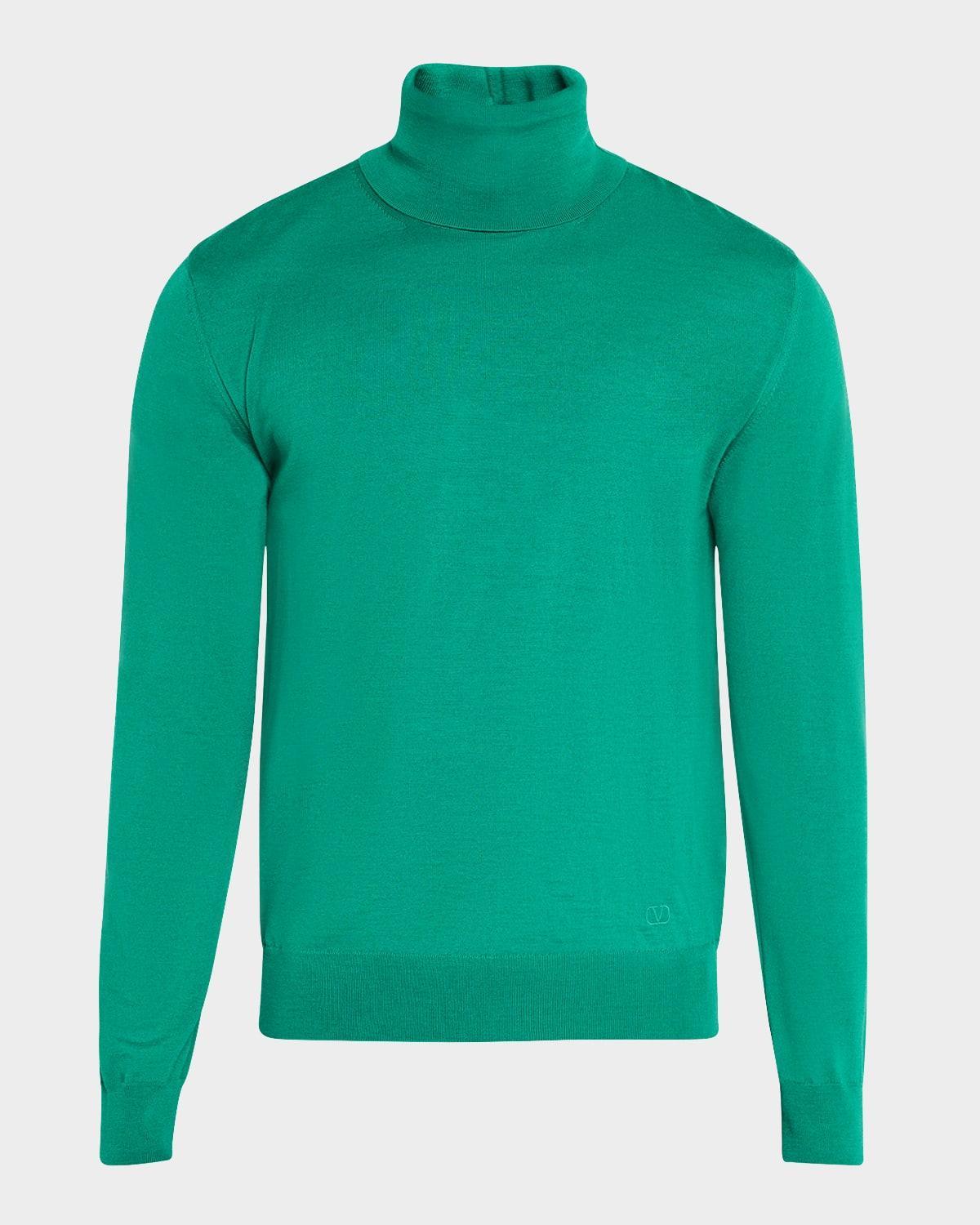 Men's Wool Turtleneck Sweater Product Image