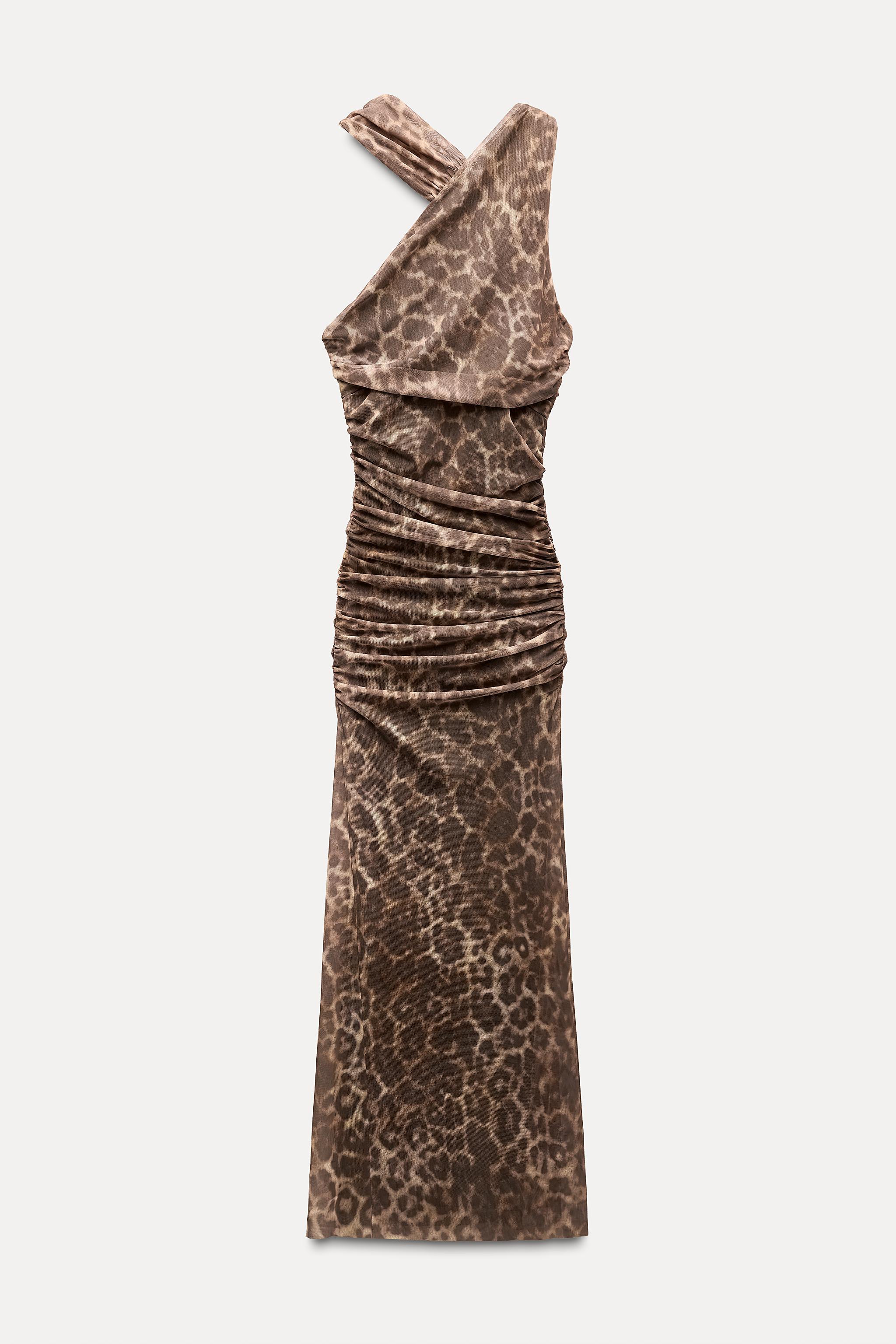 ANIMAL PRINT TULLE DRESS Product Image