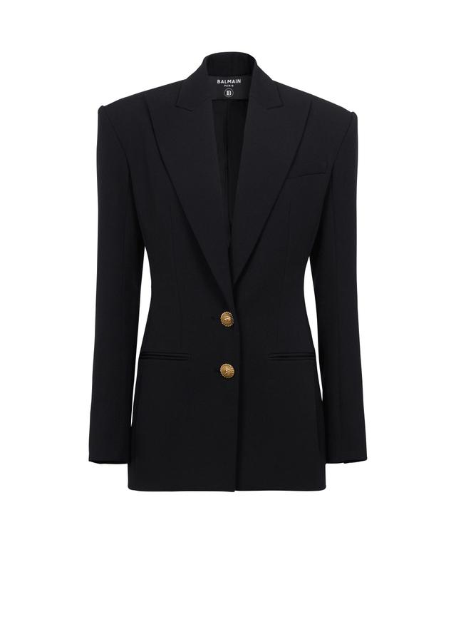 2-button cinched-waist jacket Product Image