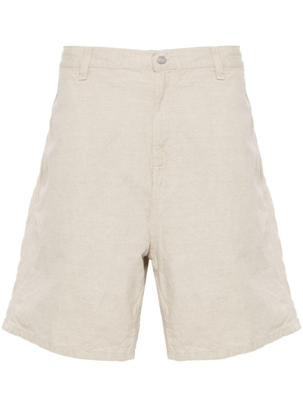 CARHARTT Walter Single Knee Bermuda Shorts In Beige Product Image