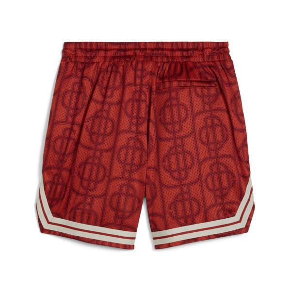 PUMA x PALM TREE CREW AOP Men's Mesh Shorts in Mars Red/Aop Product Image