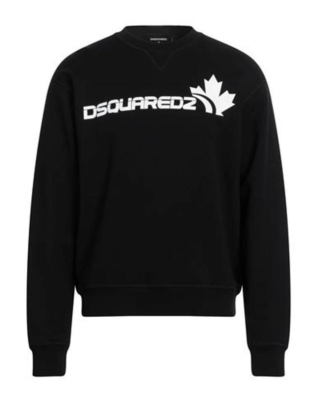 DSQUARED2 Man Sweatshirt Black Size Xl Cotton Product Image