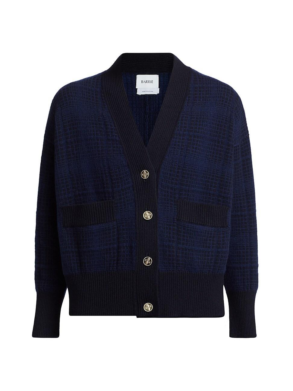 Womens Illusion Tartan Cardigan Product Image