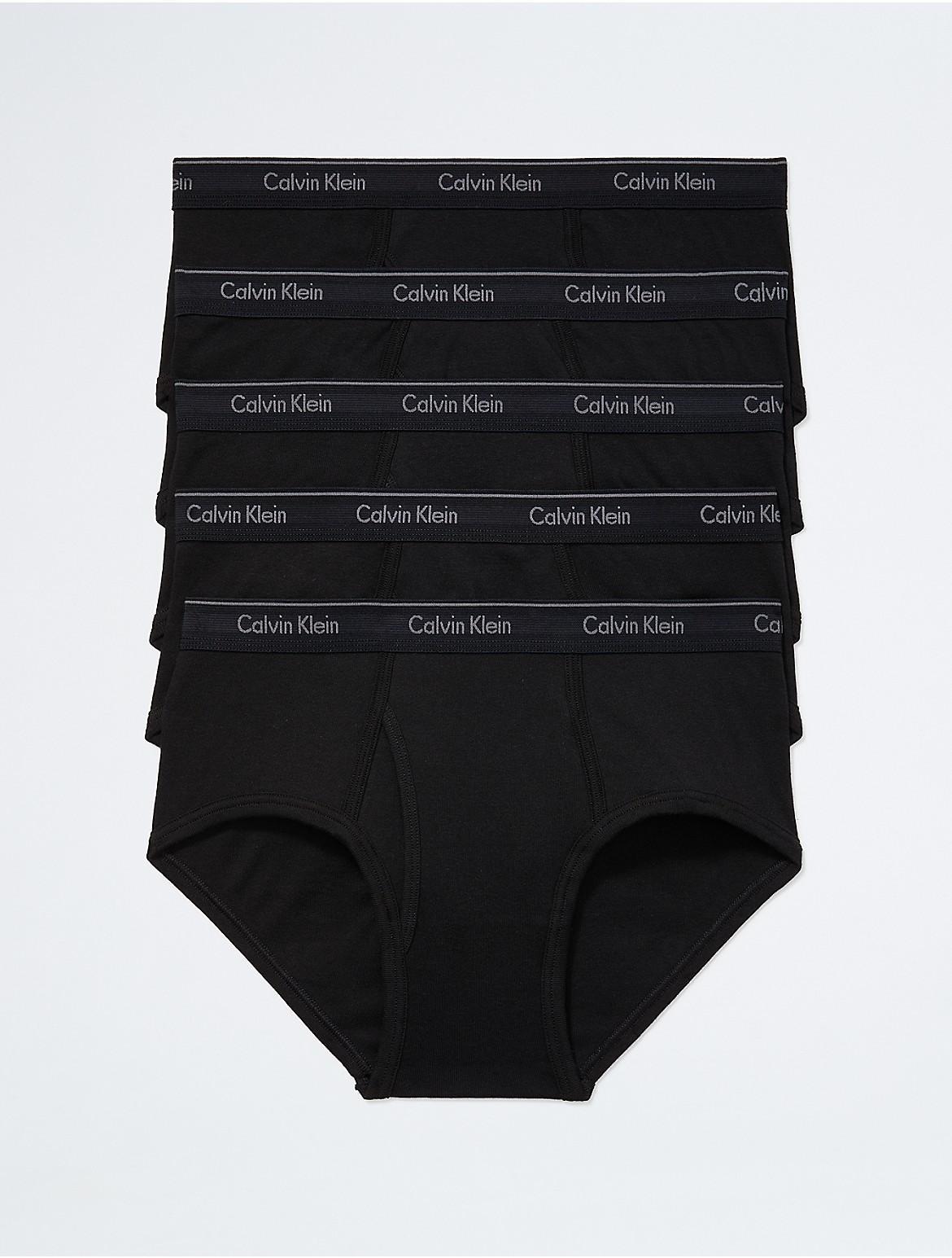 Calvin Klein Mens Cotton Classics 5-Pack Brief - Black - M Product Image