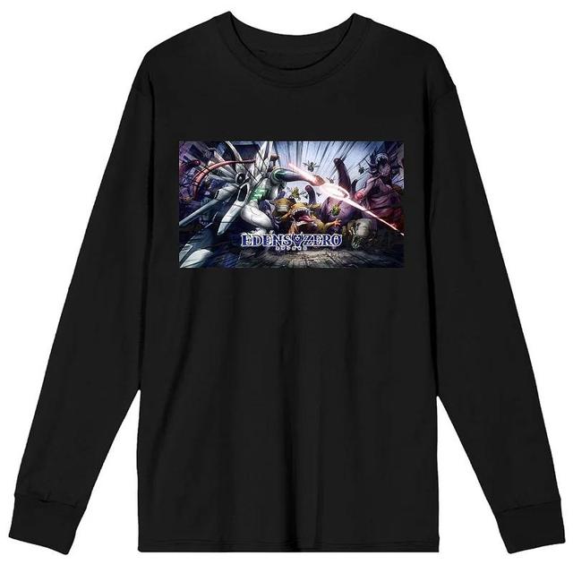 Mens Edens Zero Fight Scene Long Sleeve Graphic Tee Product Image