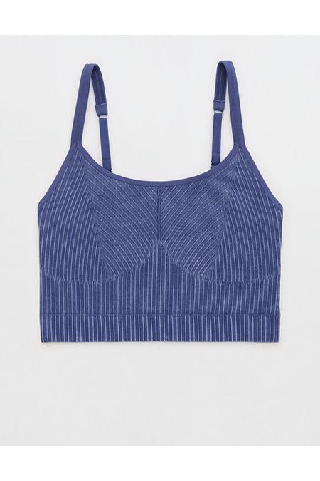 AE x Aerie Match Made In Denim Superchill Seamless Bra Top Women's Product Image