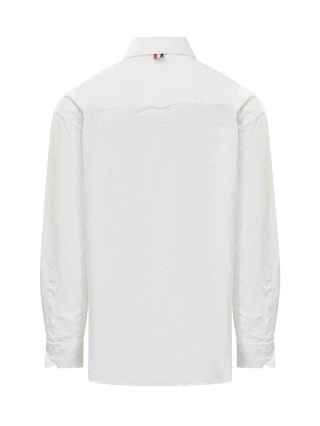 Oversized Ls Shirt In White Product Image