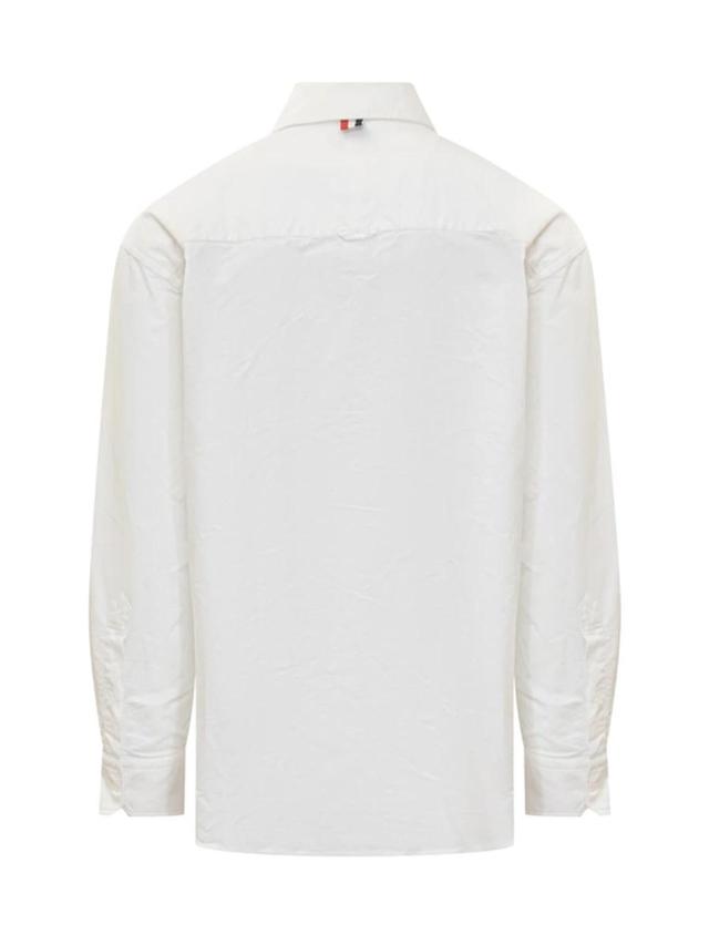 Oversized Ls Shirt In White Product Image