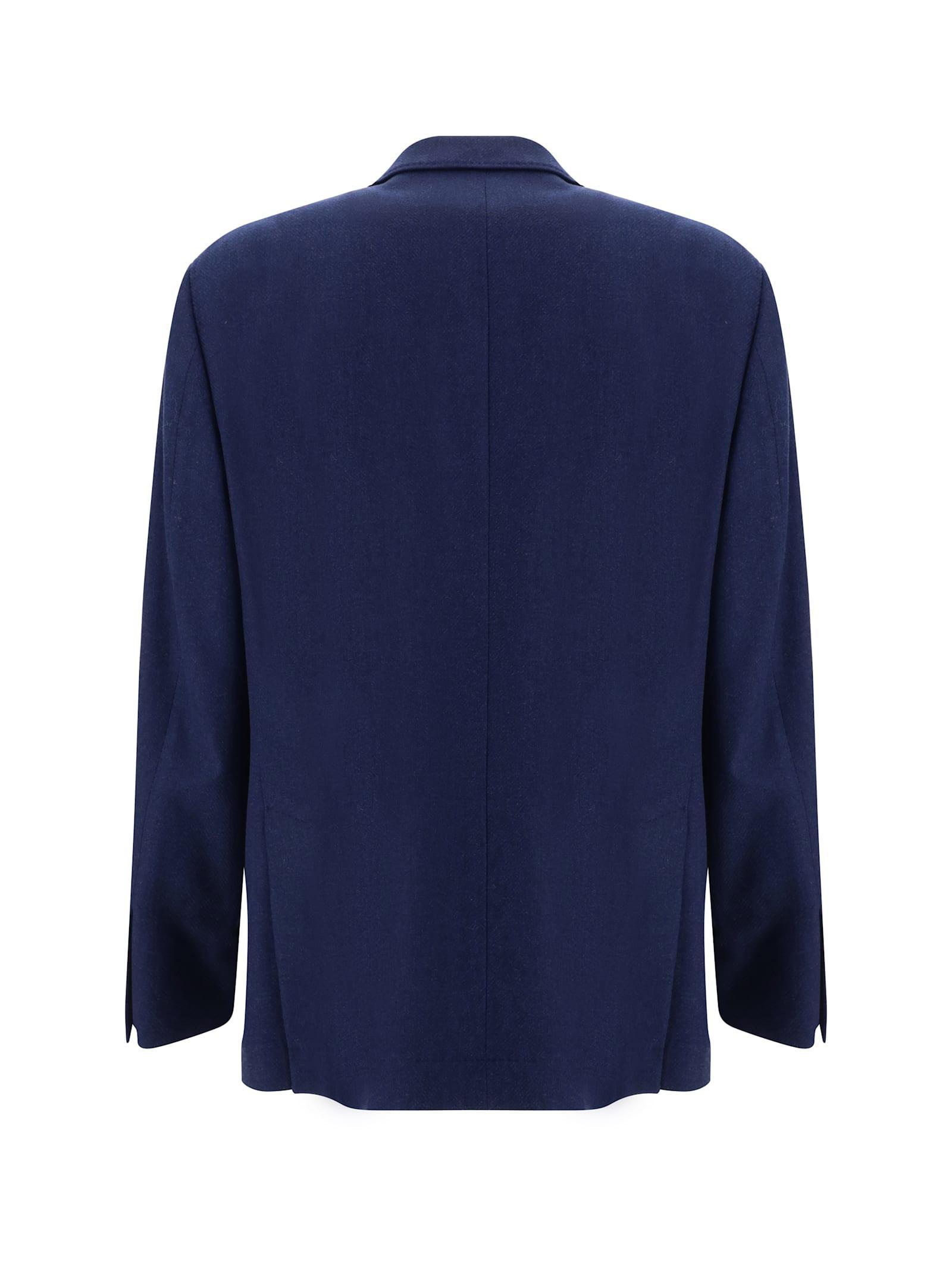 BRUNELLO CUCINELLI Blazer Jacket In Blu Colorato Product Image