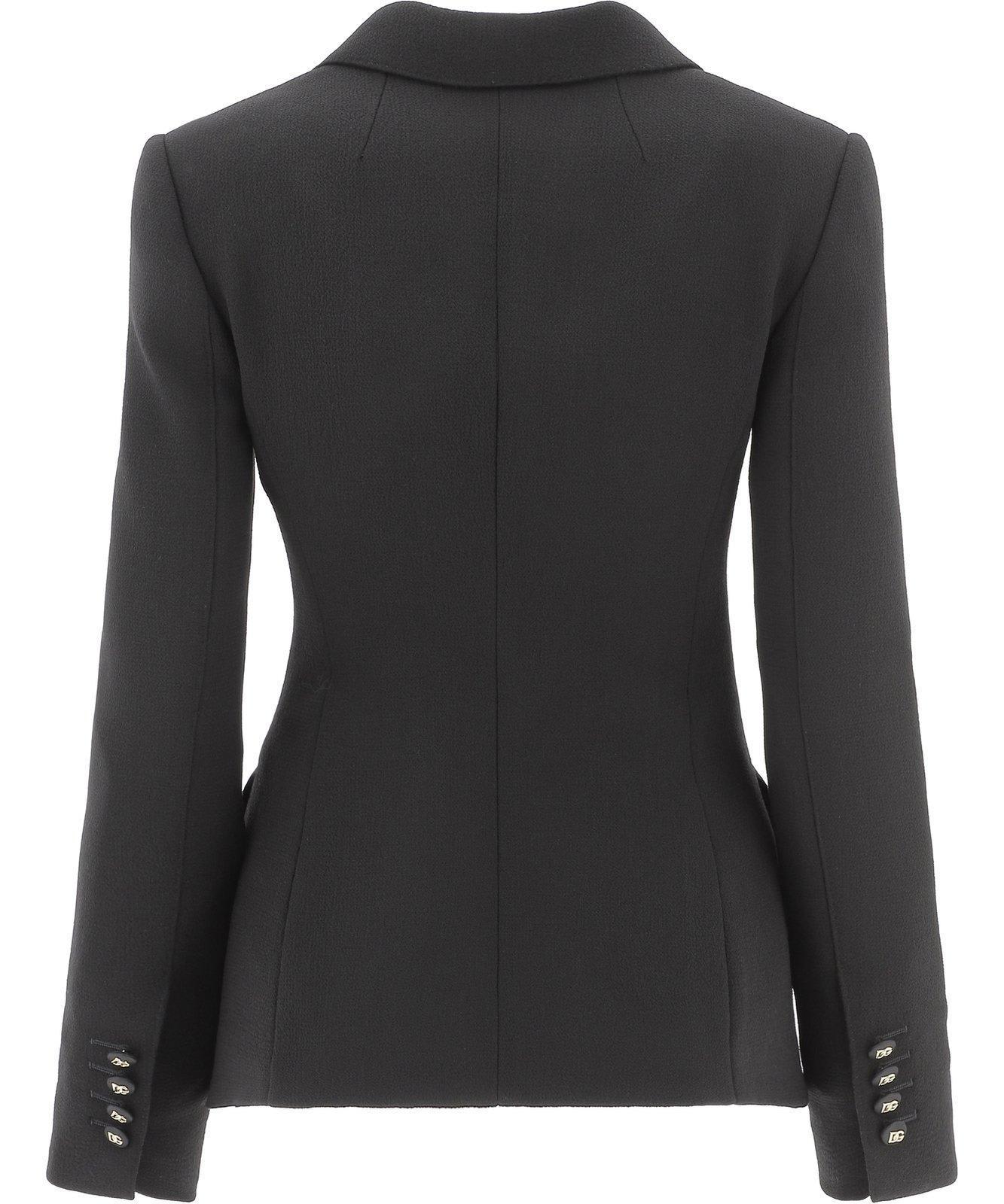 DOLCE & GABBANA Single Breasted Jacket In Black Product Image