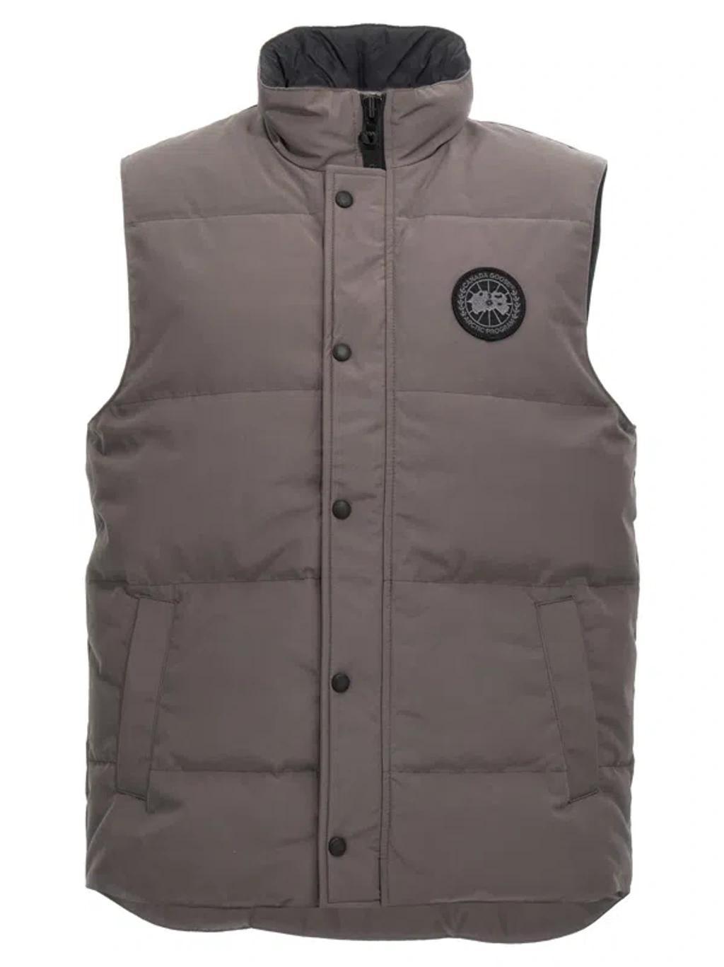 CANADA GOOSE Garson Vest Coastal Grey In Cream Product Image