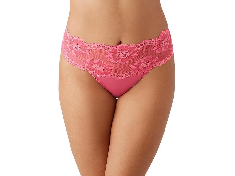 Wacoal Light and Lacy Hi Cut Brief (Hot ) Women's Underwear Product Image