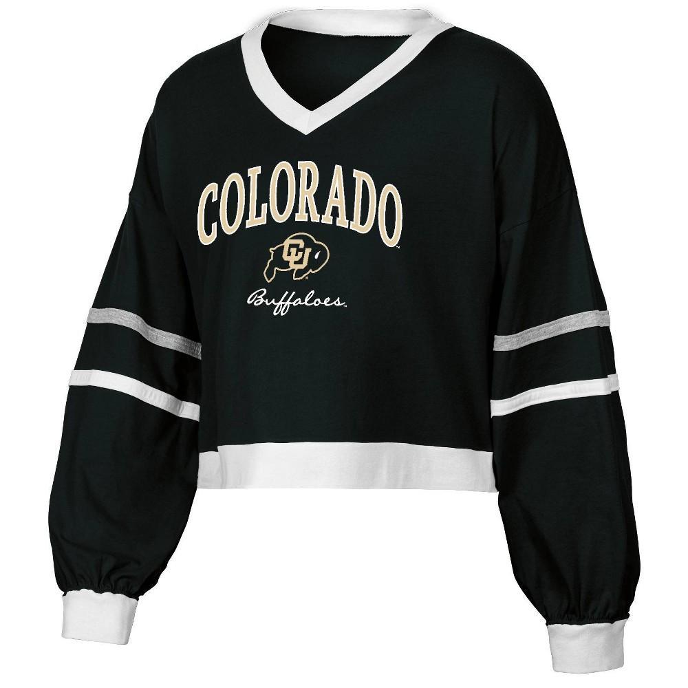 NCAA Colorado Buffaloes Womens Long Sleeve V-Neck T-Shirt Product Image