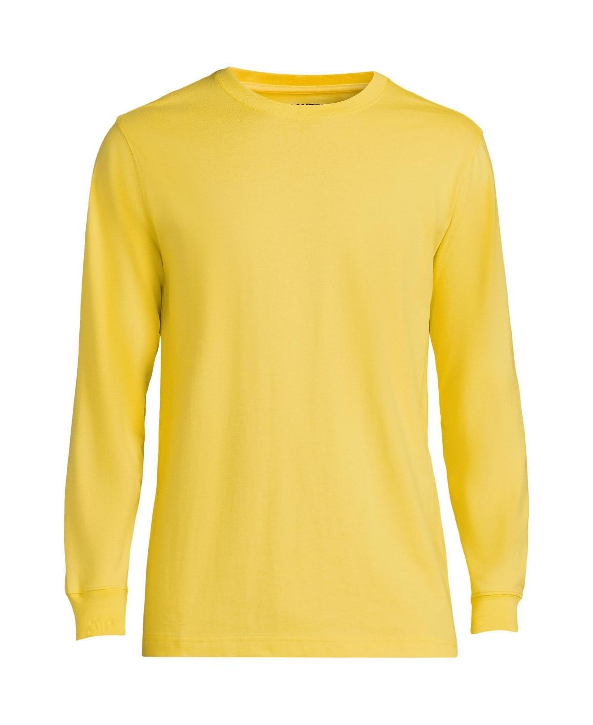 Mens Lands End Super-T Long Sleeve T-Shirt Product Image