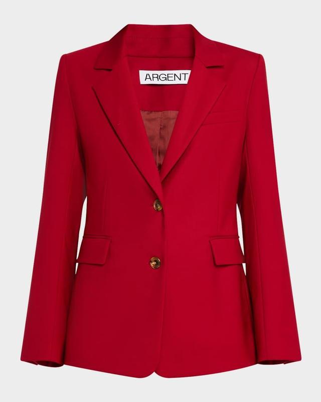 Two-Button Seasonless Wool Blazer Product Image