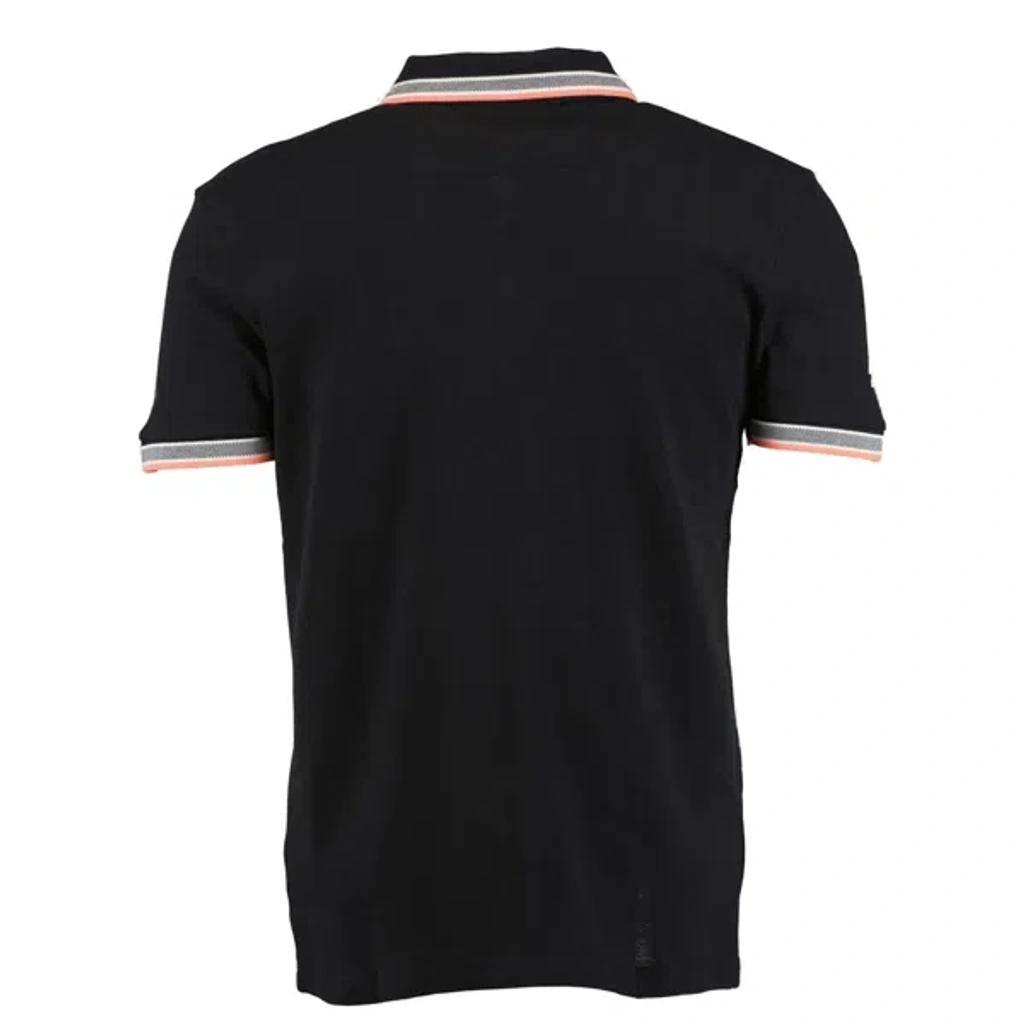 HUGO BOSS Black Cotton Polo Men's Shirt Product Image